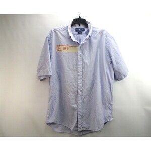 Ralph Lauren Mens Blake Shirt Sz Large 100% Cotton Button Down